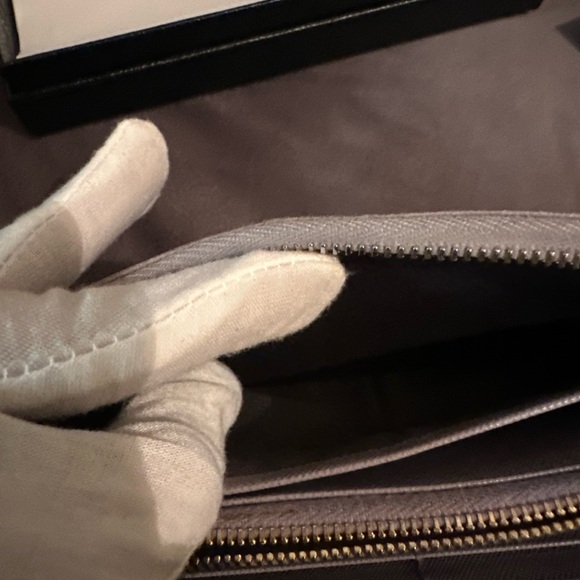 PRADA Saffian Zip Around Long Wallet Leather lavender - Picture 14 of 17